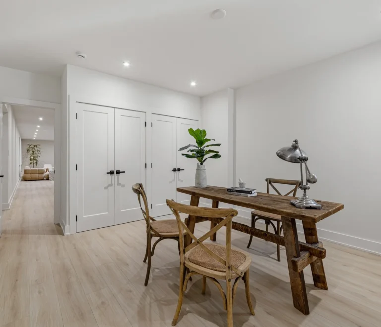 Living space during a second storey addition